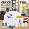 NONE Allarme Antifurto KERUI 433MHZ GSM+WiFi per Casa Compatibile con Sistema di Allarme Intelligente Tuya con Batteria Integrata Sensore PIR Sirena