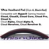 misodiko Sostituzione del cuscinetto della fascia misodiko per HyperX Cloud, Cloud 2 II, Cloud Core, Cloud Alpha, Cloud Revolver S cuffie da gioco