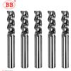 BB 3 flauto fresa in metallo duro fresa in tungsteno utensile CNC da 1 a 20mm HRC55 per alluminio fibra di vetro acrilico legno rame plastica