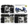 Xracingmoto Kit Completo di Bulloni, Dadi Rapidi, Clip e Viti in Acciaio per Carena Moto Honda FSC600A Silver Wing 2001-2018