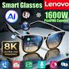 Lenovo Occhiali Smart AI Lenovo 8K con Traduzione AI, Chiamate Bluetooth, Lettore Musicale, Controllo Fotocamera, Occhiali Anti-luce Blu 2026NUOVO