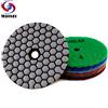 RIJILEI 6PCS 4 pollici tampone per lucidatura a secco resina flessibile 100mm tamponi per lucidatura pietra per disco abrasivo per pavimenti in marmo e cemento
