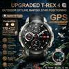 GUHUAVMI Smartwatch GPS di Alta Precisione 2026 con Mappe Offline Scaricabili, Bussola, Tracciamento, Impermeabile 5ATM, Braccialetto Sportivo Tattico, Regalo per Uomo