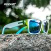KDEAM Occhiali da sole esclusivi polarizzati per uomo e donna Surf Escursionismo Sport Occhiali da sole Nuovo blu traslucido di KD505 CE