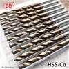 BB Punta da trapano elicoidale al cobalto BB M35 EX HSSCO HSSE Metallo Alluminio Rame Acciaio inossidabile Foro per legno Titanio 1mm-13mm Set 5/10 pezzi