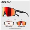 SCVCN Occhiali da Sole Fotocromatici SCVCN UV400 per Uomo e Donna, per Sport all'Aperto, Ciclismo, MTB, Escursionismo, Arrampicata, Occhiali Traspiranti