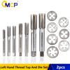 xcan CMCP 2 pz HSS M6 M8 M12 M14 M16 Mano Sinistra Maschio Metrico Die Set Per Macchina Filettatura Interna E Esterna Toccando E Strumenti di Riparazione