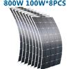 DGSUNLIGHT Pannello Solare Portatile Flessibile 100W 200W 12V 18V 800W Celle Monocristalline in Silicio