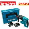 Makita Trapano Tassellatore Rotativo a Batteria Makita DHR242 18V Brushless 100% Originale, 24mm per Calcestruzzo, 4700 IPM, 3 Modalità, Professionale per Lavori Pesanti