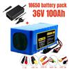 Batteria al litio 10S4P 36V 100000mAh per monopattino elettrico, pacco batterie 18650 36V 100Ah, batteria per monopattino elettrico 36v