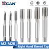 XCAN 1pc Rubinetto per filettatura destra HSS Macchina Spina Rubinetto Vite metrica Rubinetto per filettatura M2 M3 M4 M6 M7 M8 M10 M12 M14 Utensili manuali