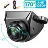 NONE Telecamera Posteriore per Auto 1080P AHD con Lente Fisheye Regolabile a 360 Gradi Full HD 170° ° Telecamera per Veicoli con Visione Notturna Grandangolare Anteriore/Laterale/Posteriore