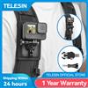 TELESIN 360 ° Supporto per cinghia per zaino con rotazione per GoPro Hero 13 12 11 10 9 8 7 6 5 Insta360 SJCAM EKEN DJI Osmo Action Accessori