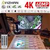 YIZHAN 60MP 48MP 4K Microscopio digitale elettronico per saldatura 1080P HDMI VGA USB Fotocamera industriale 150xLens FoldBracket remoto