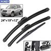 Xukey Anteriore Posteriore Parabrezza Wiper Blades Set Per Toyota RAV4 XA20 2005 2004 2003 2002 2001 2000 24 "19" 12"