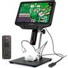 Andonstar AD407 Microscopio digitale per saldatura HDMI con schermo LCD da 7 pollici UHD da 4 MP Microscopi video 270X per la riparazione del telefono
