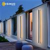 IISINUO Lampada da parete moderna a LED a striscia lunga per esterni impermeabile IP65 Lampada da parete in alluminio Portico da giardino Sconce Light 110V 220V Sconce Luminaire