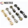 Meetee 10-50 pezzi Meetee Metal 3 # Cursori per Cerniere in Nylon, Tiranti a Forma di Cuore, Accessori di Ricambio per Cerniere Tessili e per la Casa