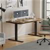 HOMALL Scrivania regolabile in altezza Devoko con porta USB 120x60 cm, scrivania per computer, tavolo ergonomico per ufficio domestico
