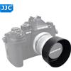 JJC LH-J40B Nero Argento Pro Paraluce Ombra Per Olympus M.ZUIKO DIGITALE 45mm 1:1.8 Lente Sostituisce Olympus LH-40B Paraluce
