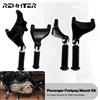 REWMTER Moto Passeggero Posteriore Pedane Poggiapiedi Kit di Montaggio Pedale Nero Per Harley Sportster XL1200 883 72 48 2000-2013 2014-2022