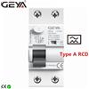 GEYA Tipo A RCD Interruttore automatico corrente residua elettromagnetica AC ELCB 2 poli 40A 63A 30mA 100mA 300mA RCCB