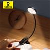 BASEUS Lampada da tavolo con clip a LED Baseus Lampada da scrivania wireless dimmerabile continua Lampada da lettura ricaricabile USB touch Lampada da notte a LED per laptop