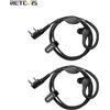 Retevis EEK007 RT22 Auricolare Walkie Talkie 2Pin Curvetta Auricolari Radio bidirezionale per Retevis RB618 H777 RT622 Baofeng UV5R TYT