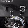 MACTIONS Copertura Protettiva per Puleggia Anteriore Moto con Rete per Albero di Trasmissione per Harley Sportster 883 1200 XL 48 72 SuperLow 04-22