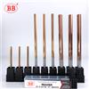 BB 1mm-20mm Alesatore in metallo duro rivestito a spirale Flauto dritto H7 Mandrino in acciaio temprato Taglierina per metallo 4 6 Flauto Utensile per fori CNC