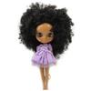 DBS ICY DBS blythe doll afro hair capelli neri pelle scura joint body 1/6 bjd 30cm toy girls