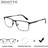 ZENOTTIC Uomini Titanio Progressive Prescription Occhiali Quadrati Anti Blu Luce Myopia Occhiali Business Occhiali Fotocromatici Occhiali Iperopia Occhiali di Modo Occhiali Ottici