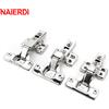 NAIERDI 4PCS NAIERDI C Serie Cerniera Porta In Acciaio Inox Cerniere Idrauliche Ammortizzatore Buffer Soft Close Per Armadio Mobili Da Cucina Ferramenta
