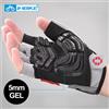 INBIKE GEL Pad antiurto Guanti da ciclismo Mezze dita Guanti sportivi Uomo Donna Estate Bicicletta Palestra Guanti fitness Guanti MTB IF239