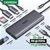 UGREEN Doppio HDMI USB-C HUB 8K 4K Adattatore HDMI 10 in 1 Splitter con RJ45 USB3.0 PD 100W Dock per MacBook Pro Air Laptop USB HUB