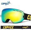 COPOZZ Marca Occhiali da sci Uomo Donna Occhiali da snowboard Occhiali per sci Protezione UV400 Sci Occhiali da neve Maschera da sci antiappannamento