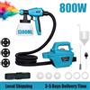 Parrior Pistola a spruzzo elettrica HVLP da 800W, flusso massimo 1200ML/Min, contenitore rimovibile da 1300ML, 3 ugelli (1.0/1.8/2.6mm) e 3 modelli di spruzzatura con tubo dell'aria da 2.5m per mobili,
