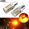 iJDM Auto BAU15S LED No Hyper Flash Ambra Giallo 48-SMD 3030 LED 7507 PY21W Lampadine a LED per indicatori di direzione, Canbus senza errori