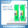 LiitoKala 18650 2500mAh batteria batteria ricaricabile INR18650 25R M 20A batteria agli ioni di litio a scarica batteria a celle 15A + nichel fai da te