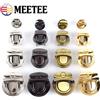 Meetee 2/4/10 pz fibbie in metallo Turn Lock Snap per borsa donna borsa Twist Locks chiusure chiusura accessori Hardware fai da te H4-2