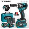 YOFIDRA Avvitatore Elettrico Brushless a 5 Velocità 1200N.M, Cacciavite per Auto Senza Fili, Utensile Elettrico Domestico Compatibile con Batteria Makita 21V