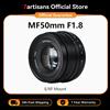 7artisans 50mm F1.8 Obiettivo a focale fissa per ritratto ad ampia apertura per Sony E ZEV-10 A6500 A6400 A6000 Fujifx X-T4 X-A1/X-A2 X-A20 Micro 4/3 E-PL1/E-PL2 /E-PL3 E-PL10