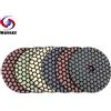 RIJILEI 6 pezzi 100mm tampone per lucidatura a secco 4 pollici tipo affilato tamponi per lucidatura in pietra per pavimenti disco abrasivo in marmo granito