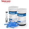 SINOCARE (50 pz/100 pz/200 pz/400 pz) Sinocare Safe-Accu Strisce reattive per la glicemia e lancette per il tester del diabete