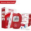 SINOCARE Sannuo Safe AQ Misuratore di glicemia intelligente per il diabete Glucometro medico domestico con strisce reattive Lancette indolori 5s Test semplice