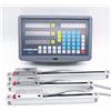 HYMSEANN Nuovo SNS-3V Completo di Fresatura Tornio Macchina DRO Lettura Digitale Kit AC110V/220V Display e 3 Pezzi 0-1000 millimetri Lineare Bilancia Encoder