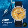 BERNY 20ATM Diver Orologio meccanico automatico da uomo Super luminoso impermeabile nuoto orologio da polso da immersione zaffiro a carica automatica