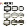 Meetee 5/10/20 Pz 20/25/30/40mm Fibbia In Metallo Zaino Doppio Pin Cursore Gancio Tessitura Fibbie di Regolazione Cappotto Cintura Clip di Chiusura Accessorio