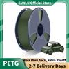 SUNLU PETG Filamento stampante 3D 1,75 mm Alta trasparenza Tolleranza colore bianco +/- 0,02 mm per stampa regalo fai da te spedizione veloce