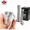 i Cafilas ICafilas metallo in acciaio inossidabile compatibile per macchina da caffè illy capsula riutilizzabile ricaricabile adatta per illy Espresso Cafe